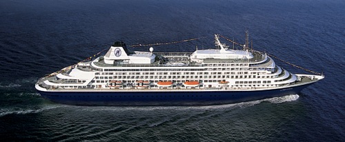 ms Prinsendam at Sea