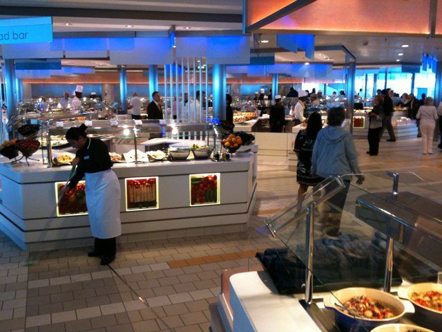 Celebrity Equinox buffet features a wide variety