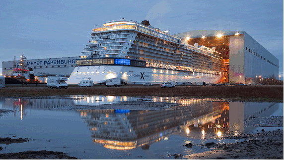 First photo of new Celebrity Eclipse