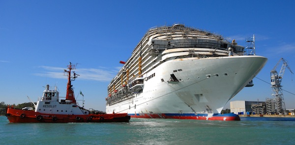 The Magic of Carnival cruise ship construction