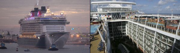 Follow us on the Disney Dream and Allure of the Seas this week